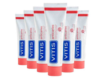 Vitis Tandpasta Anticaries  | 6 x 75 ml