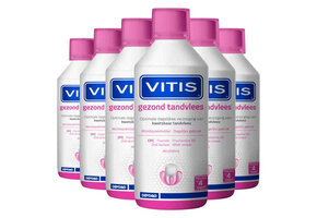 Vitis Mondspoelmiddel Gezond Tandvlees | 6 x 500 ml