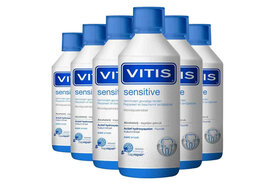 Vitis Mondspoelmiddel Sensitive | 6 x 500 ml