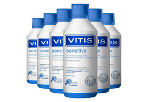 Vitis Mondspoelmiddel Sensitive | 6 x 500 ml