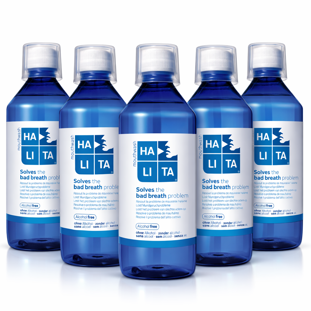 Halita Mondspoeling Gorgelmiddel | 6 x 500 ml