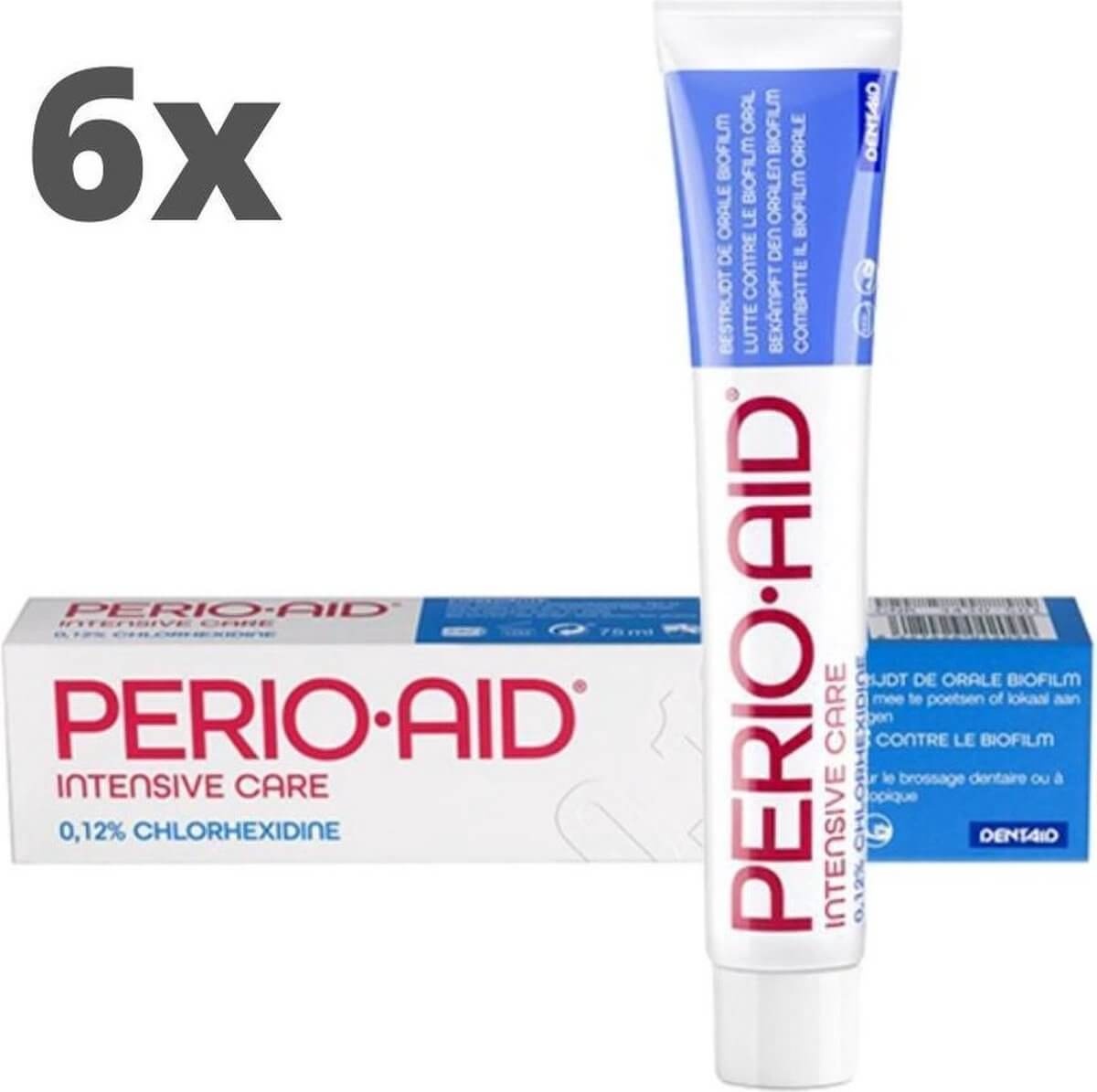 Perio Aid Tandpasta Intensive Care Gel | 6 x 75 ml