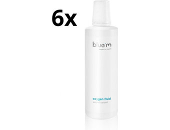 BlueM Mondwater Oxygen Fluid | 6 x 500 ml
