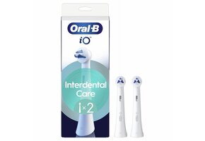 Oral B iO Interdental Clean Opzetborstels Wit | 2 stuks