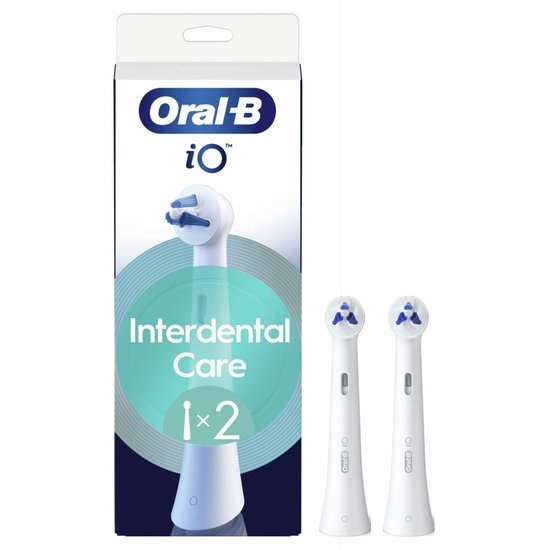 Oral B iO Interdental Clean Opzetborstels Wit | 2 stuks