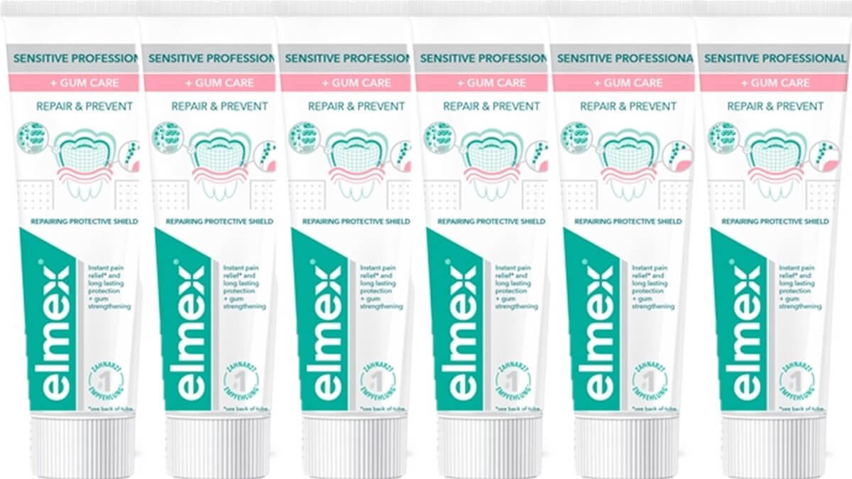 Elmex Tandpasta Sensitive Professional Repair & Prevent | 6 x 75 ml