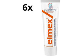 Elmex Tandpasta Anti-Cariës Mentholvrij | 6 x 75 ml
