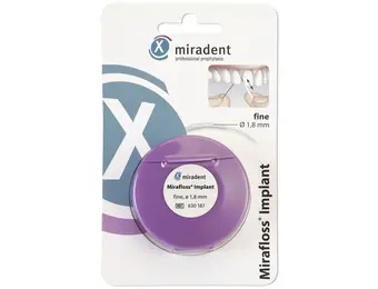 Miradent Flosdraad Mirafloss Implant Fijn | 0,8 mm