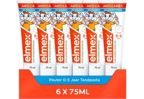 Elmex Tandpasta Peuter 0-5 Jaar Tandpasta | 6 x 75 ml