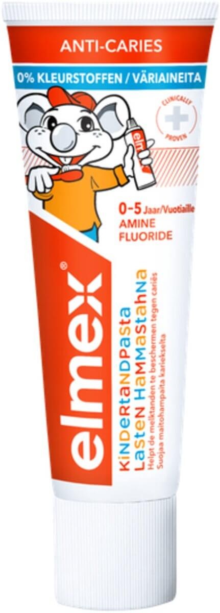 Elmex Tandpasta Peuter 0-5 Jaar Tandpasta | 6 x 75 ml