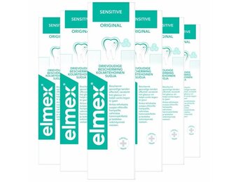 Elmex Tandpasta Sensitive Original | 6 x 75 ml
