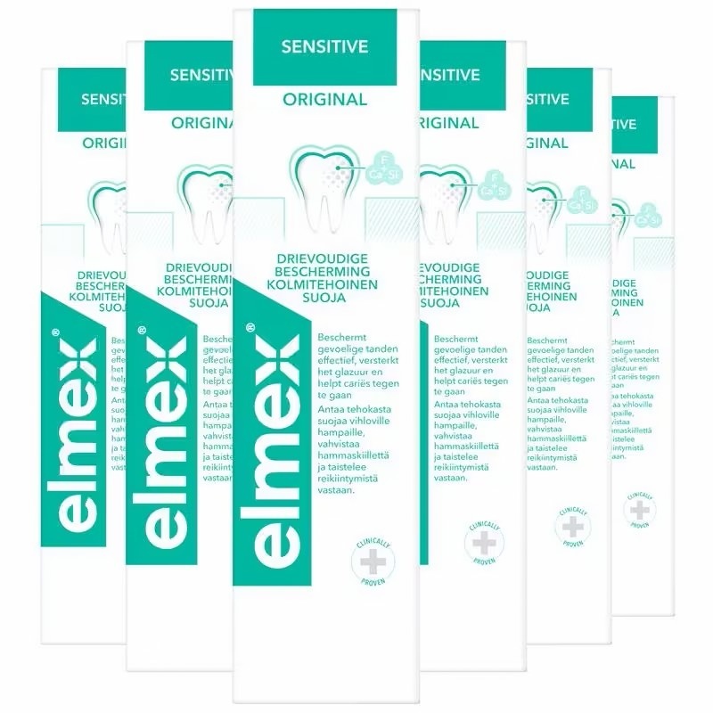 Elmex Tandpasta Sensitive Original | 6 x 75 ml