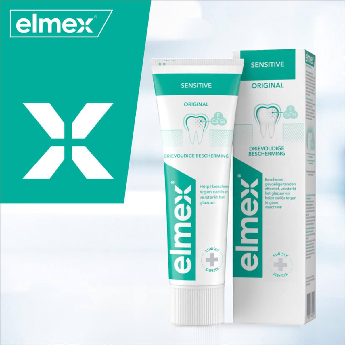 Elmex Tandpasta Sensitive Original | 6 x 75 ml
