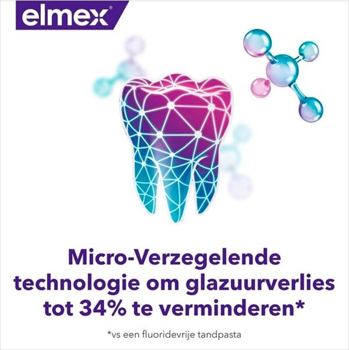 Elmex Tandpasta Anti-Cariës Glazuur Protection | 6 x 75 ml