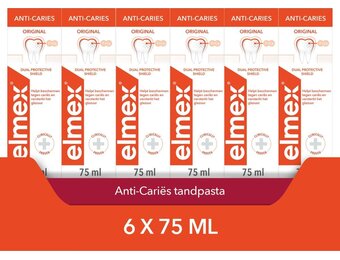 Elmex Tandpasta Anti-Cariës Professional | 6 x 75 ml