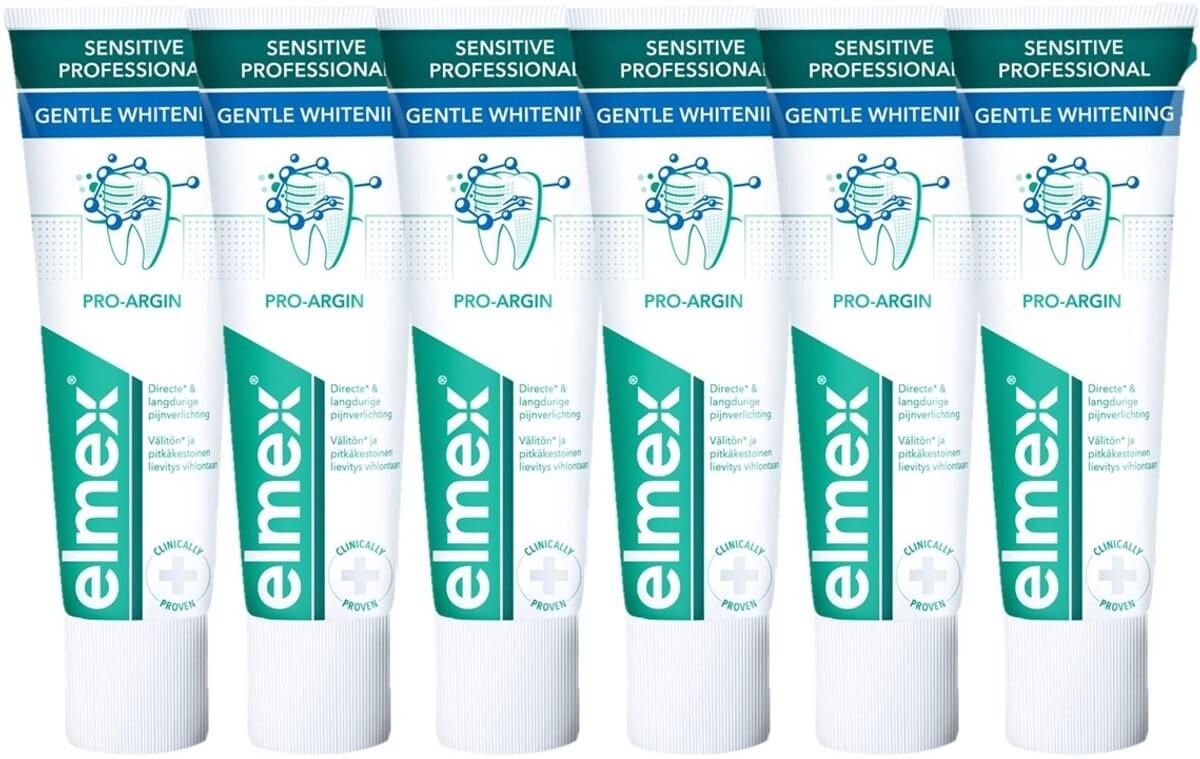 Elmex Tandpasta Sensitive Professional Gentle Whitening | 6 x 75 ml
