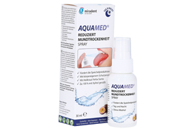 Miradent Mondspray Aquamed Passievrucht| tegen Droge Mond | 30 ml
