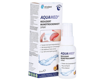 Miradent Mondspray Aquamed Passievrucht| tegen Droge Mond | 30 ml