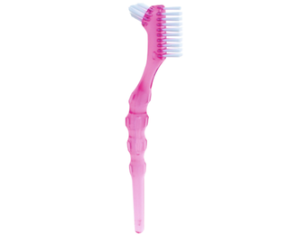 Miradent Protheseborstel Protho Brush De Luxe | Roze