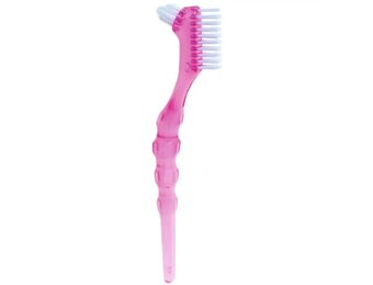 Miradent Protheseborstel Protho Brush De Luxe | Roze