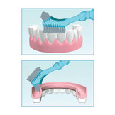 Miradent Protheseborstel Protho Brush De Luxe | Roze