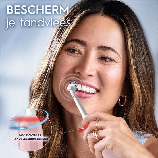 Oral-B PRO 3 3000 Cross Action Elektrische Tandenborstel | Roze