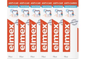 Elmex Tandpasta Anti-Cariës Whitening  | 6 x 75 ml