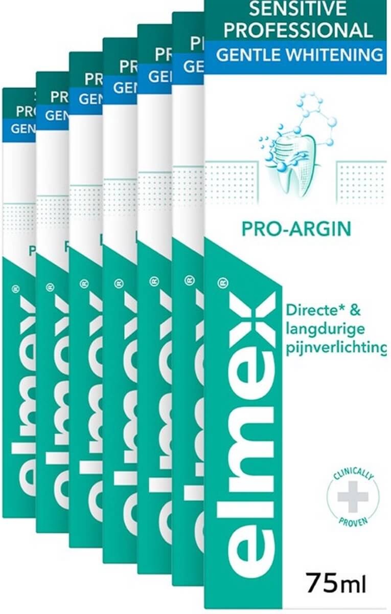 Elmex Tandpasta Sensitive Gentle Whitening | 6 x 75 ml