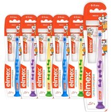 Elmex Leertandenborstel 0-2 Jaar + 12 ml Tandpasta | 6 stuks