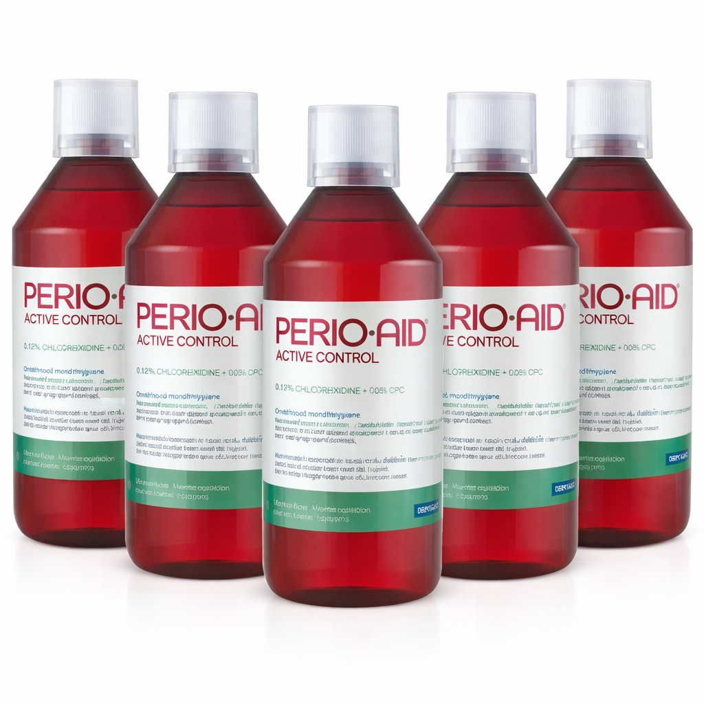 Perio Aid Mondspoeling Active Control 0,05% | 6 x 500 ml
