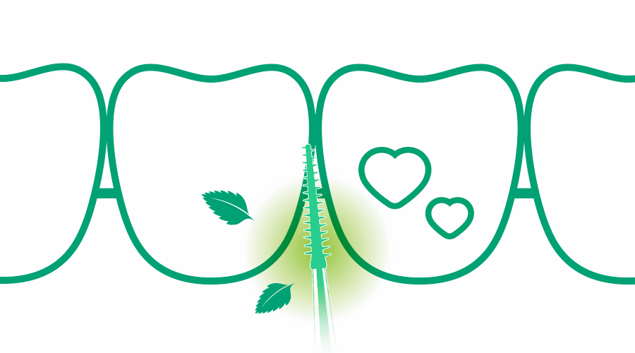 GUM Soft-Picks Minty Medium | 3 x 40 stuks | Voordeelverpakking