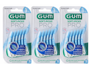 GUM Soft-Picks PRO Small | 3 x 60 stuks | Voordeelverpakking