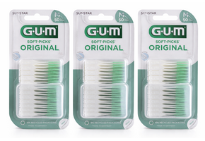 GUM Soft-Picks Original Regular / Medium | 3 x 50 stuks