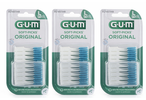 GUM Soft-Picks Original Large | 3 x 50 stuks