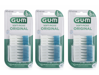 GUM Soft-Picks Original Large | 3 x 50 stuks