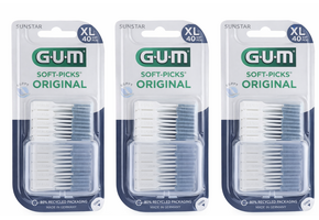 GUM Soft-Picks Original X-Large | 3 x 40 stuks | Voordeelverpakking