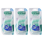 GUM Soft-Picks PRO Medium | 3 x 30 stuks | Voordeelverpakking