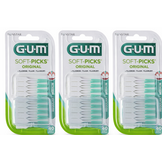 GUM Soft-Picks Original Regular / Medium | 3 x 40 stuks | Voordeelverpakking