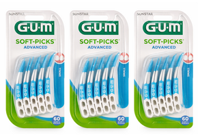GUM Soft-Picks Advanced Small | 3 x 60 stuks