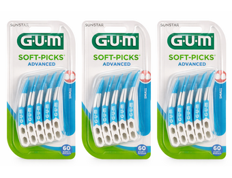 GUM Soft-Picks Advanced Small | 3 x 60 stuks