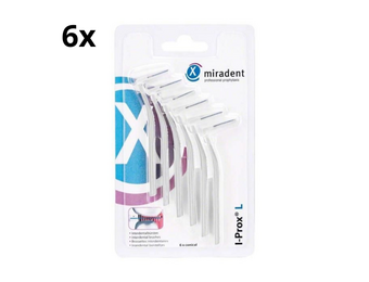 Miradent Interdentale Borstels I-Prox L 0,6 mm Wit 6x 6 stuks