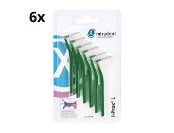 Miradent Interdentale Borstels I-Prox L 0,7 mm Groen 6x 6 stuks