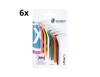 Miradent Interdentale Borstels I-Prox L Assorti 6x 6 stuks