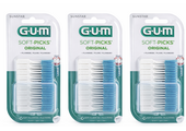 GUM Soft Picks Original Large | 3 x 40 stuks | Voordeelverpakking