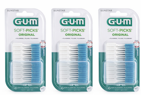 GUM Soft Picks Original Large | 3 x 40 stuks | Voordeelverpakking