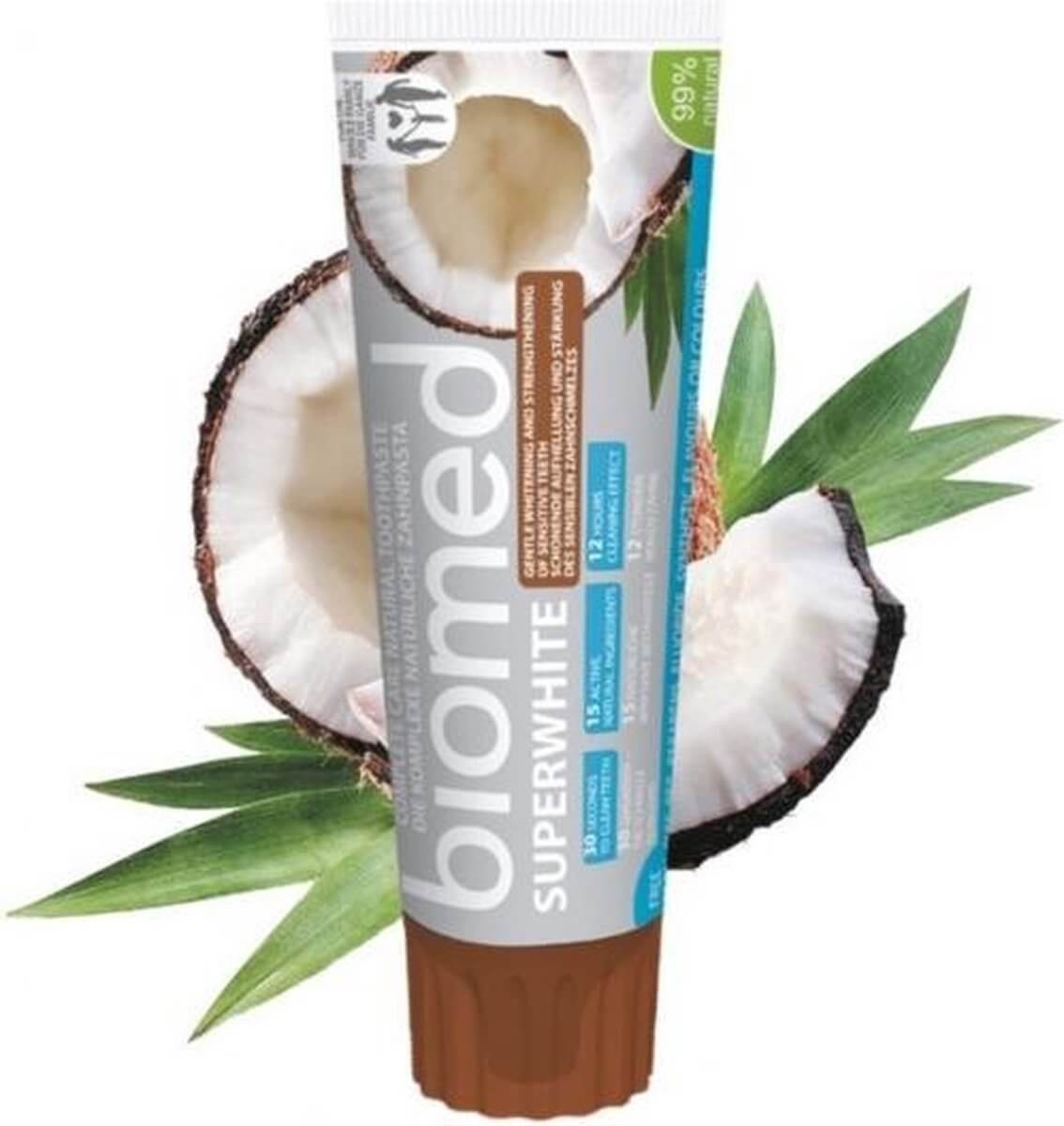Splat Biomed SuperWhite Tandpasta | 100 ml | Fluoridevrij