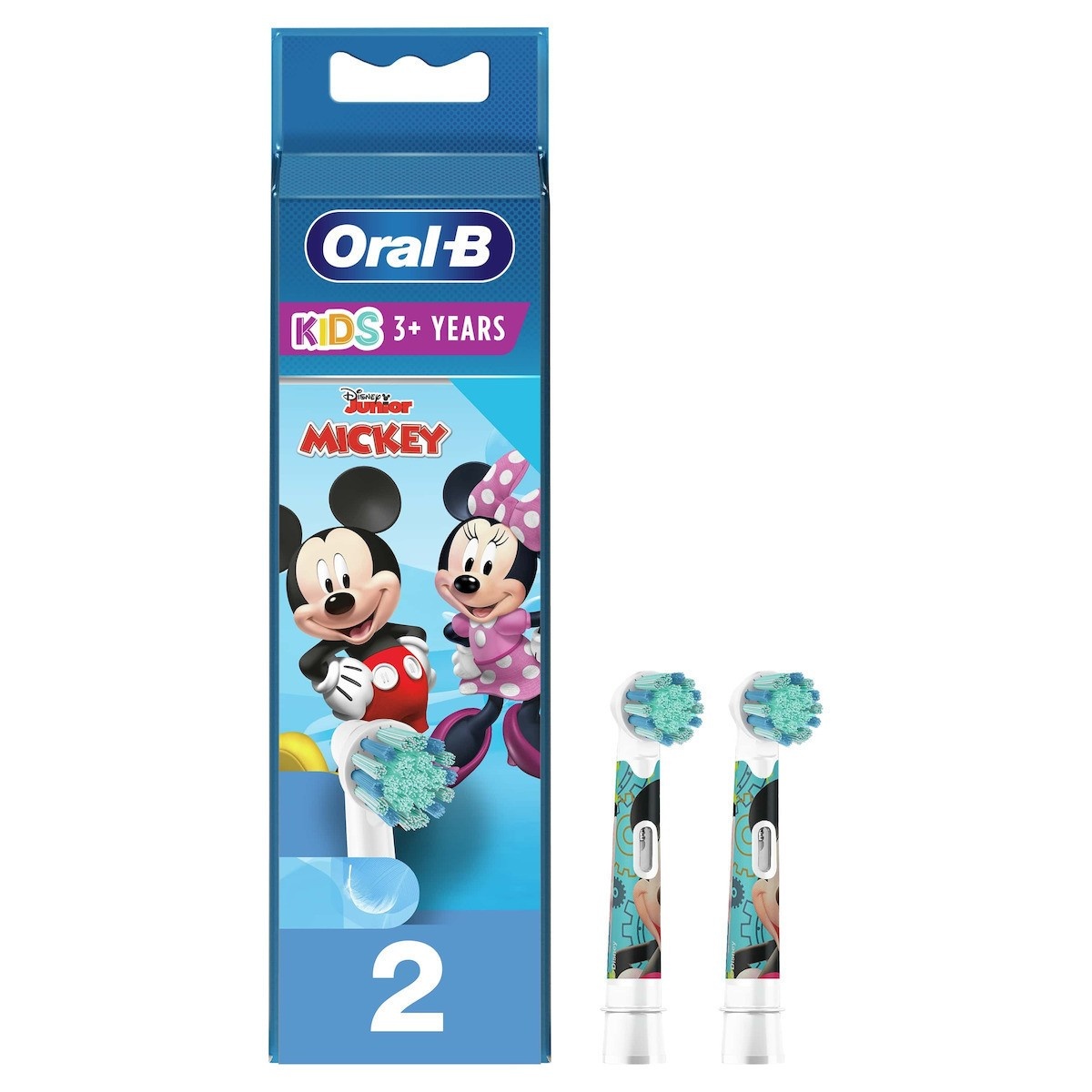 Oral-B Stages Power Kids Opzetborstels Mickey Mouse - 2 stuks