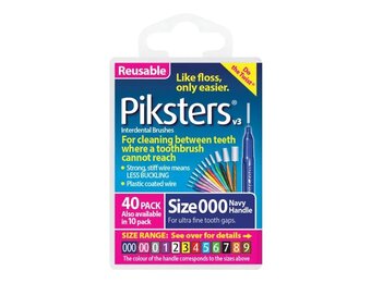 Piksters Ragers 1,2 mm Size 000 Donker Blauw | 40 stuks