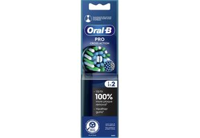 Oral B opzetborstels 2 stk Cross Action Black
