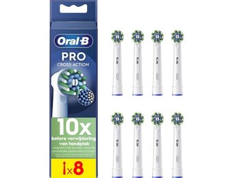 Oral B - Cross Action - Megapak 16 stuks - navulborstels - opzetborstels